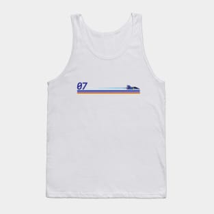 Blue Falcon Rides Again Tank Top